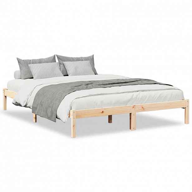 vidaXL Prodloužený rám postele bez matrace 140 x 220 cm borovice