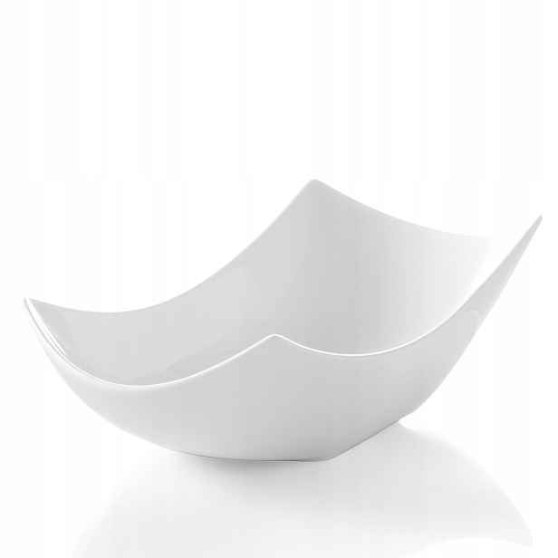 Dekorativní miska Vanilla bílá porcelánová 290x136x80 mm Hendi 785577
