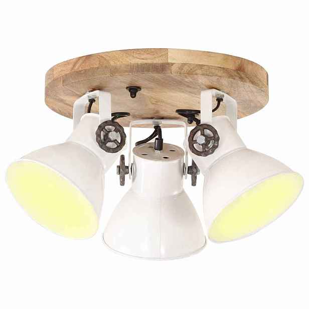 vidaXL Industriální stropní svítidlo 25 W bílé 42 x 27 cm E27
