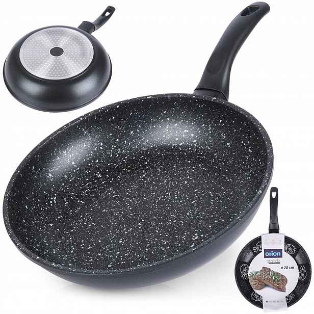 Granitová pánev na smažení dušení Orion Grande 28 cm na plyn, indukční