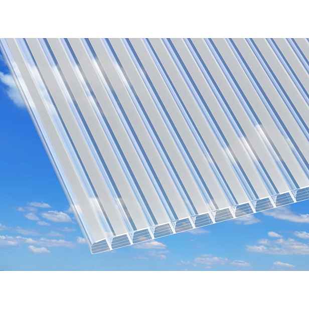 Gutta Polykarbonátová deska Guttagliss Zebra 16 mm, 4500 x 980 mm, bílá