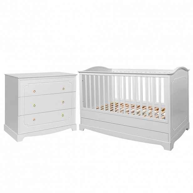 Petits-meubles POKOJ PRO MIMINKO 2DÍLNÝ Royal Bílá