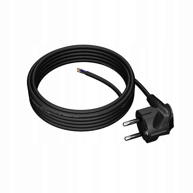 Připojovací kabel 10 m s úhlovou zástrčkou Uni-Schuko 250V 16A 3x1 mm² Omy