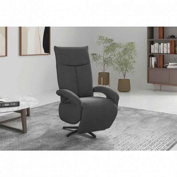Sit & More RELAXAČNÍ KŘESLO, textil, jílová barva