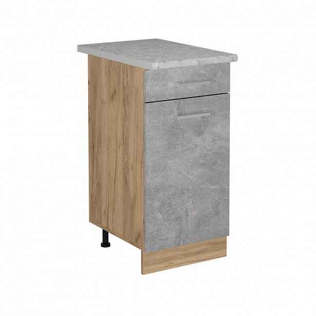 Vicco SPODNÍ SKŘÍŇKA KUCHYŇSKÉ LINKY R-Line Beton 40 cm PD Mramor