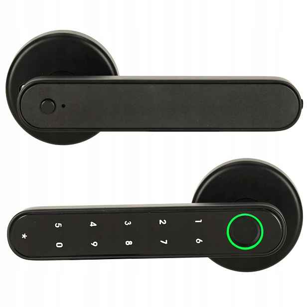 Elektronický zámek na dveře, klika na kód, otisk prstu Bluetooth