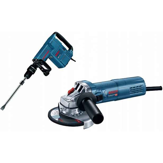 Příklepové kladivo Bosch Gsh 11E bruska Gws 9-125