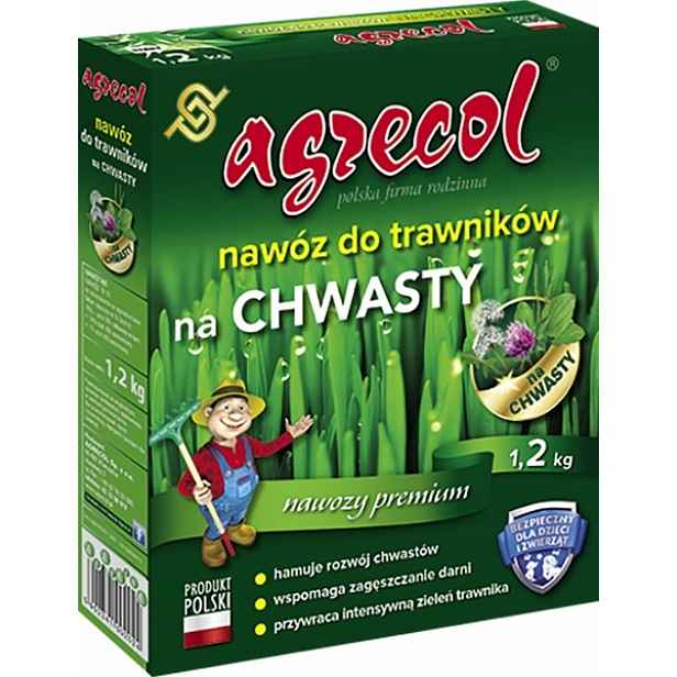 Agrecol – Hnojivo na trávníky na plevel 10 kg