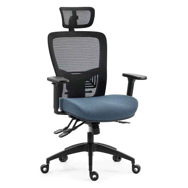 Autronic Kancelářská židle KA-H2491 BLUE – modrá