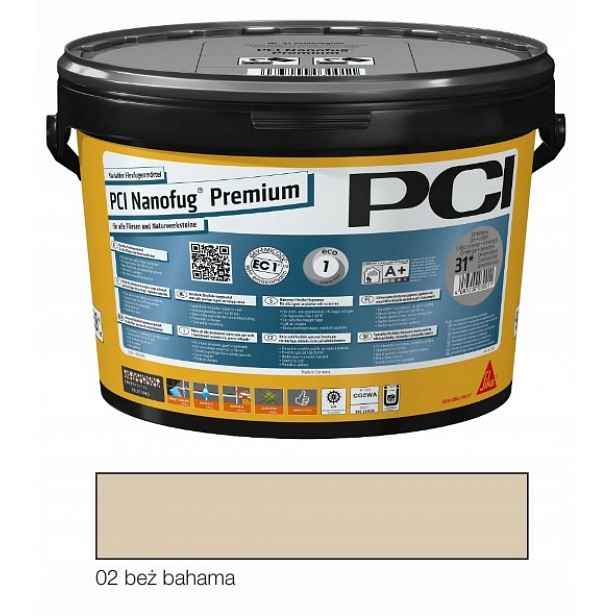 Pci Nanofug Premium 5kg spárovací hmota béžová bahama č. 02