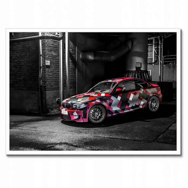 Plakáty v rámu 70x50 Červené Bmw