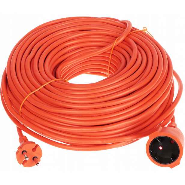 Prodlužovací Kabel PS-2X1.5-50M/ORANŽOVÝ 50 m