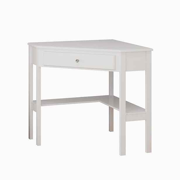 Vicco ROHOVÝ TOALETNÍ STŮL Velto Bílá 75 x 76.8 cm ,se zásuvkou