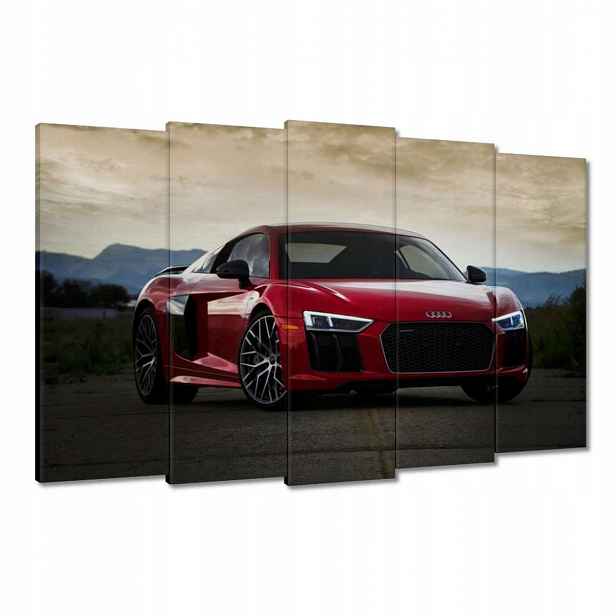 Obrazy 150x95 Červené Audi Auto