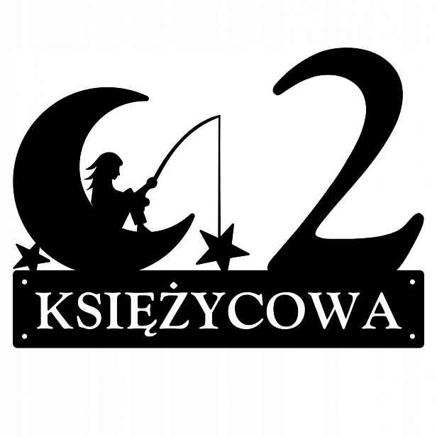 Číslo Na Dům 48cm Tabule Adresa Ocel 2MM Grafika 196