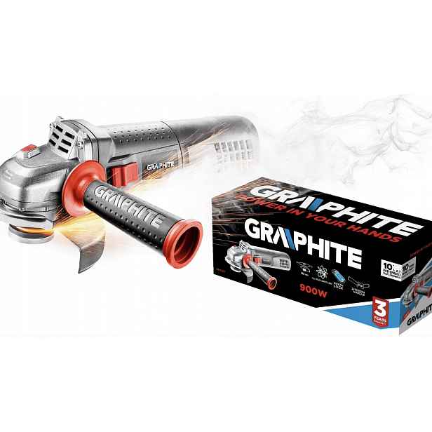 Graphite Úhlová Bruska 900 W 125 MM 59G187 Regulace Otáček