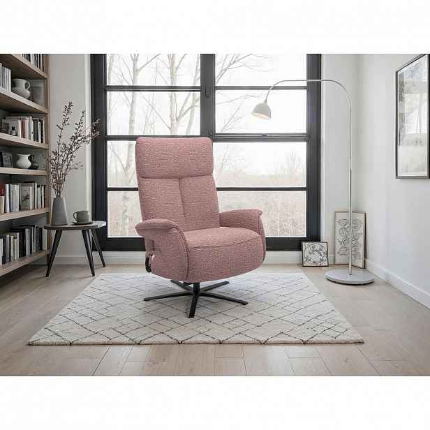 Sit & More RELAXAČNÍ KŘESLO, textil, lilková