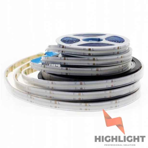 5 m Led pásek Cob Neon Rgbw+ww teplý IP67 24V 16W vodotěsný 896LED Pro
