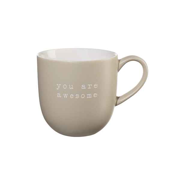 Porcelánový hrnek s uchem 350 ml HEY ASA Selection - přírodní
