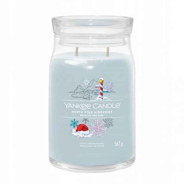 Yankee Candle Velká vonná svíčka North Pole Hideaway Vánoční