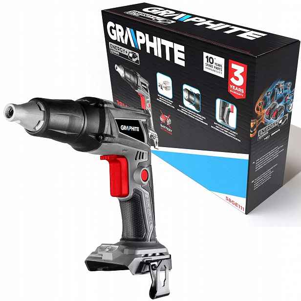 Aku Šroubovák pro desky g/k Energy+ 18V Graphite