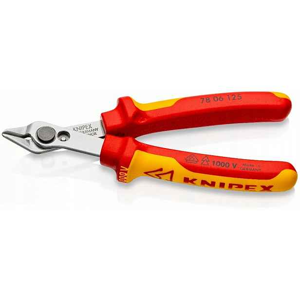 Elektrické kleště 125mm Knips 130mm izolované Vde 78 06 125 Knipex
