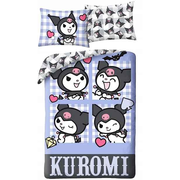 Ložní povlečení z mikrovlákna Kuromi Four Moods
