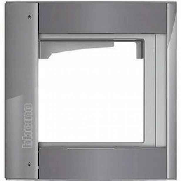 Rámeček s držákem pro panely Sfera 1 modul Ocelově šedá Legrand 350213