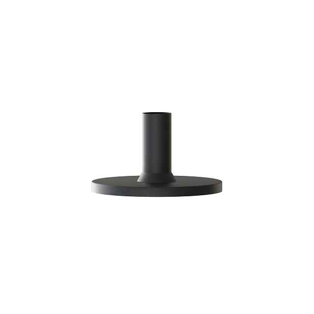 Stínidlo na lampu černý talíř kulatý 20 cm Hermanos Nowodvorski