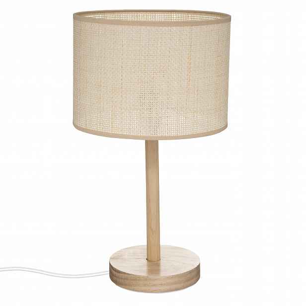 Stolní lampa Della, 42 cm, béžová