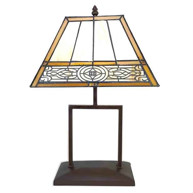 Stolní Tiffany lampa - 28*20*46 cm E27/max 1*40W Clayre & Eef