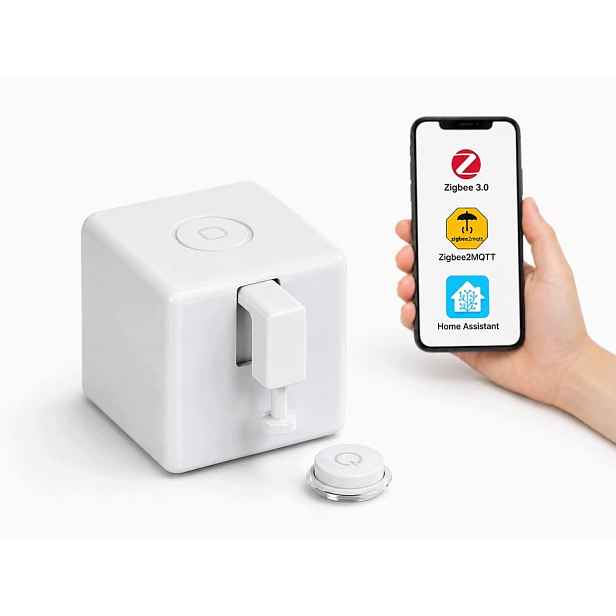 Fingerbot Stiskač tlačítek Zigbee 3.0 Zigbee2MQTT Home Assistant CR2