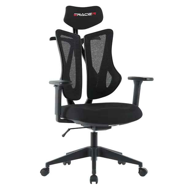 Autronic Kancelářská židle E-racer KA-H3246 BK - černá
