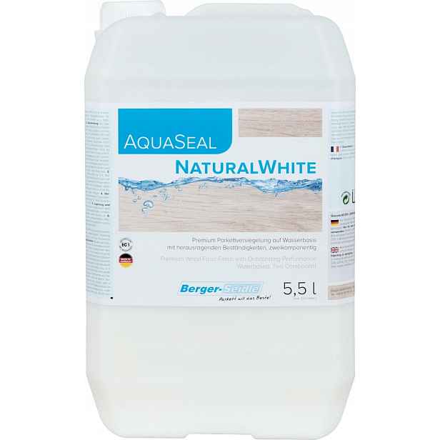 Berger-Seidle AquaSeal NaturalWhite 5,5L lak 2K efekt přírodního dřeva