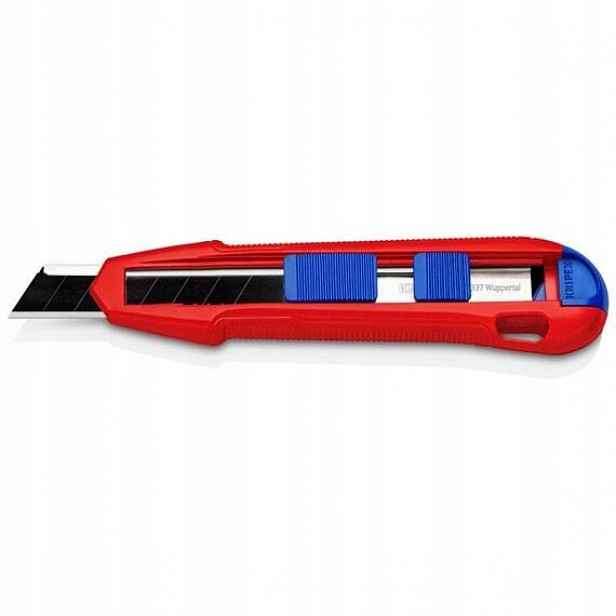 Knipex nůž ulamovací CutiX18mm, natavitelná stabilizační lišta, kovové pouz