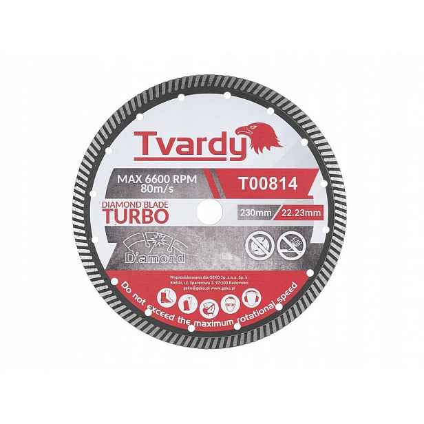 Kotouč diamantový řezný, Turbo 230x10x22,23mm na dlaždice a kámen T00814