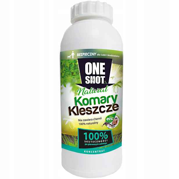 One Shot Natural koncentrát proti komárům a klíšťatům 1 l