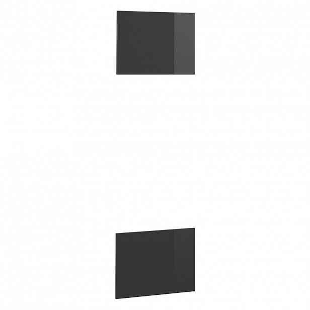 Vicco KUCHYŇSKÁ DVÍŘKA R-Line Antracitový vysoký lesk 59.6 x 88.4 cm nábytková čela pro skříň k vestavné mikrovlnné troubě