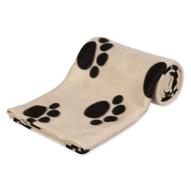 Béžová fleecová deka pro psa 150x100 cm Trixie Barney – Plaček Pet Products