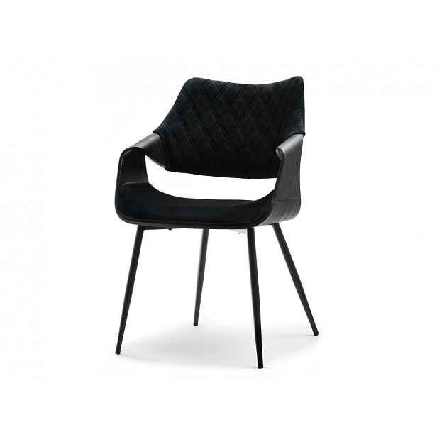 Designová jídelní židle NENET - černá