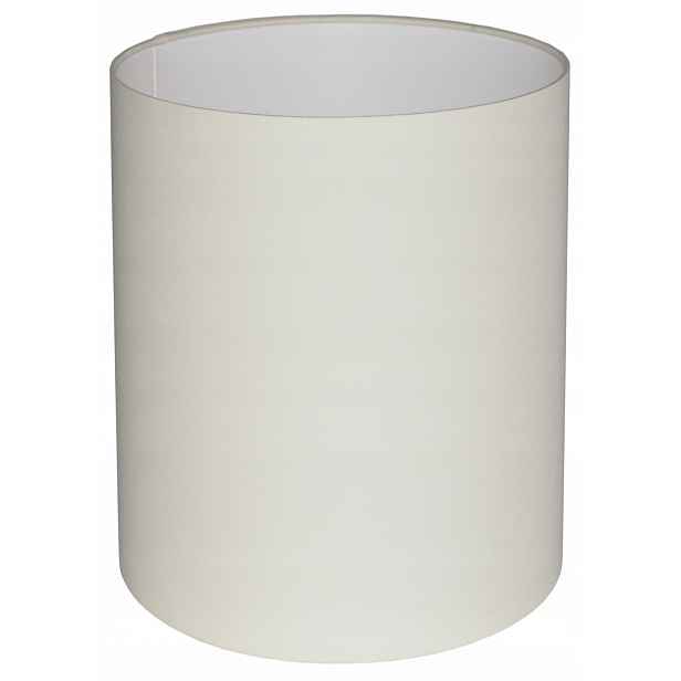 Elegantní Abažur Zavinovací Okraje válec tuba stínidlo 13 cm E27 Krémová Mirano