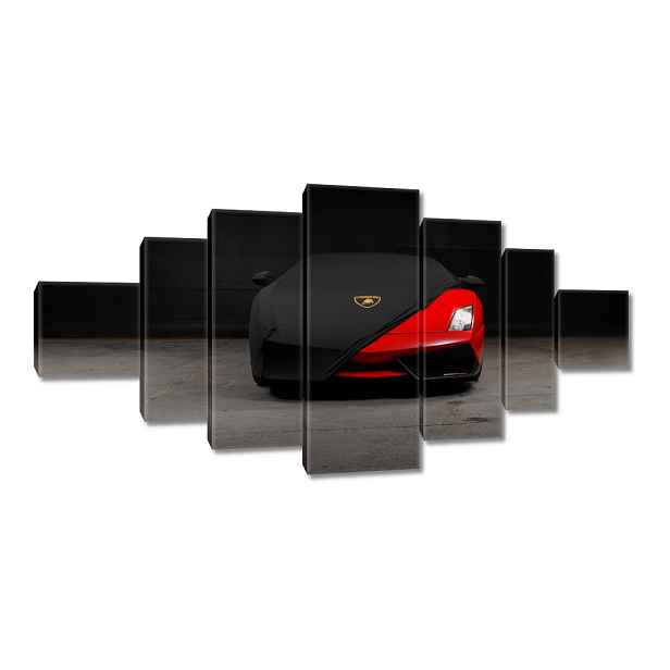 Obraz 200x100 Červené auto