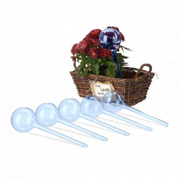 Relaxdays ZAVLAŽOVACÍ-KOULE Modrá 6dílná-sada PVC 28 cm