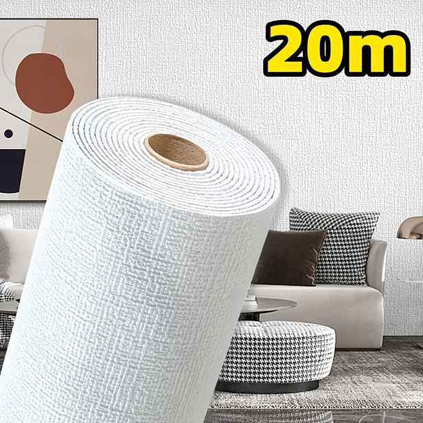 TEMU 1 role 20M 3D pěnových tapetových samolepek, samolepicí silné stěnové panely, texturovaný design, samolepky na stěnu pro renovaci domácnosti,