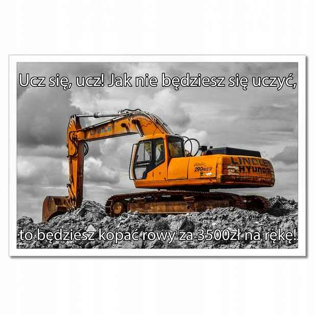 Plakáty v rámu 60x40 Učte se