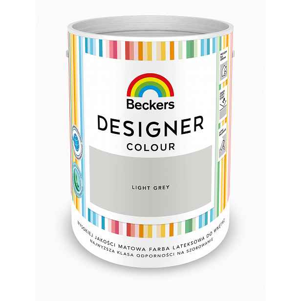Beckers Designer Color 5L Mat Světle šedá