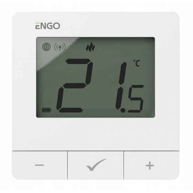 Internetový Engo, Nástěnný Regulátor Teploty ZIGBEE/868MHZ Bílý