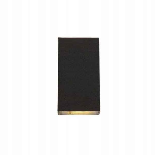 Led nástěnné svítidlo Abigali Modern 2x3W 3000K IP20 Černý hliník