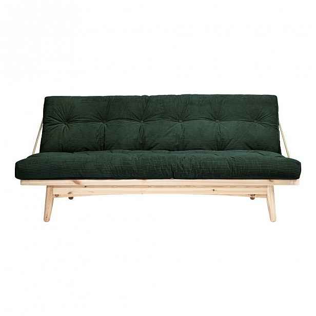 Manšestrová variabilní pohovka Karup Design Folk Raw/Dark Green