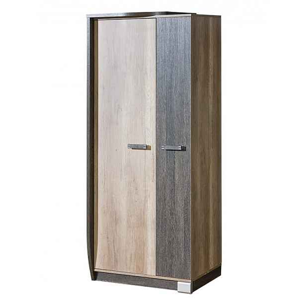 Šatní skříň 80 cm BENSON - dub canyon / arusha, levá